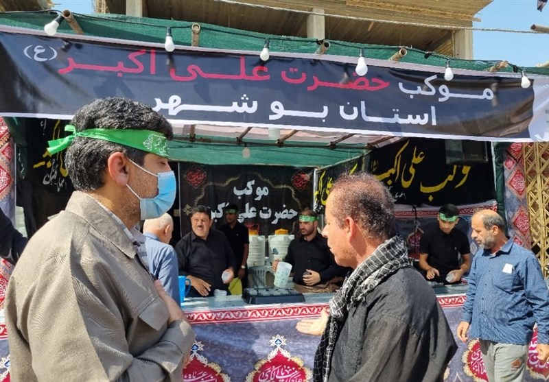 ۹۵ موکب استان بوشهر به زائران اربعین حسینی خدمات‌رسانی می‌کنند + تصویر